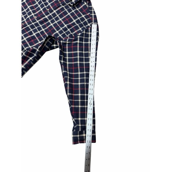 Brooks Brothers 346 Non Iron Button Shirt L Blue Plaid Long Sleeve Cotton NWOT - Picture 7 of 8